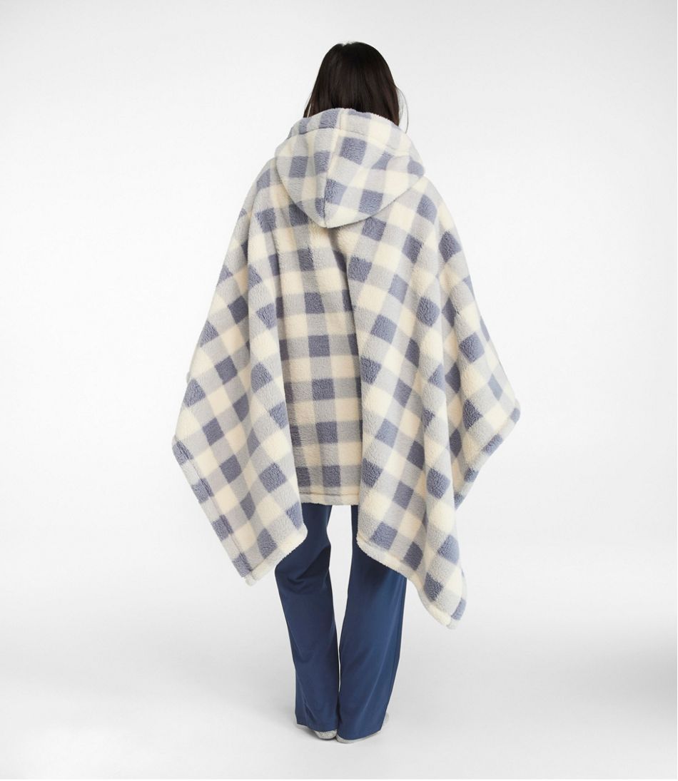 Cozy Sherpa Wearable Throw, Plaid | L.L.Bean US