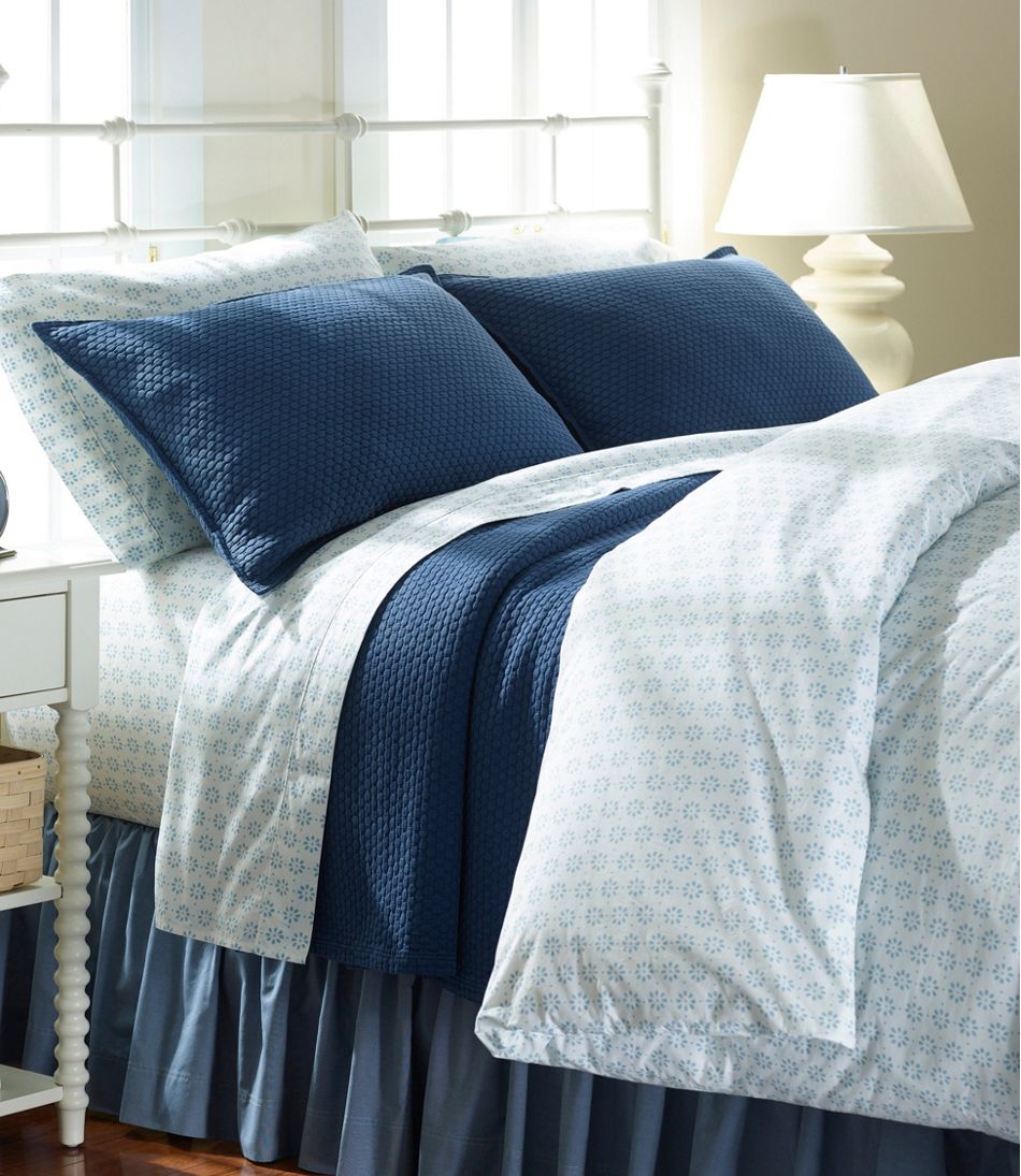 Sunwashed Percale Comforter Cover, Print | L.L.Bean discount