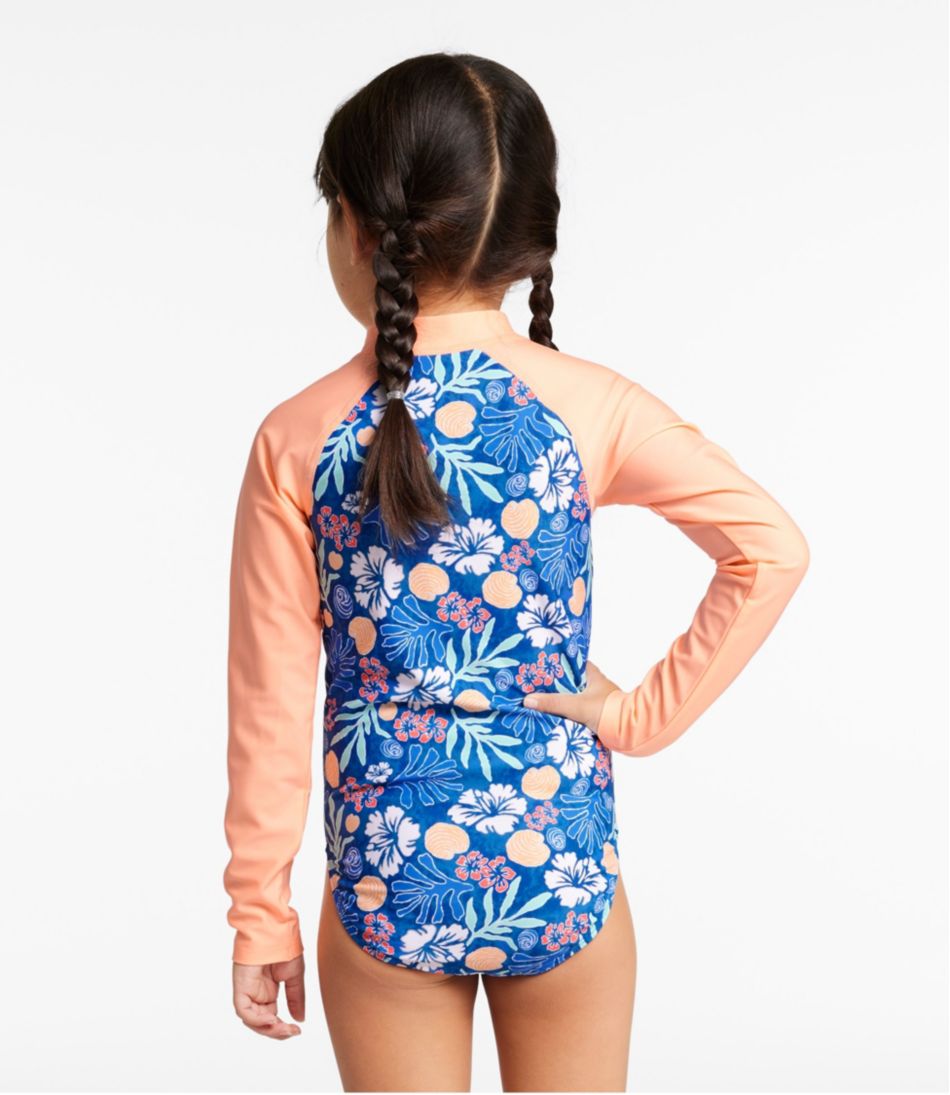 Girls' Watersports Swimwear, Rashguard One-Piece | L.L.Bean online