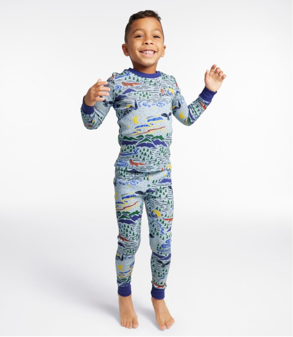 Kids' Organic Cotton Fitted Pajamas | L.L.Bean online