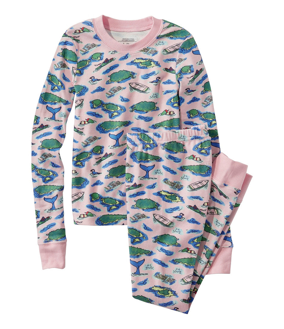 Kids' Organic Cotton Fitted Pajamas | L.L.Bean online