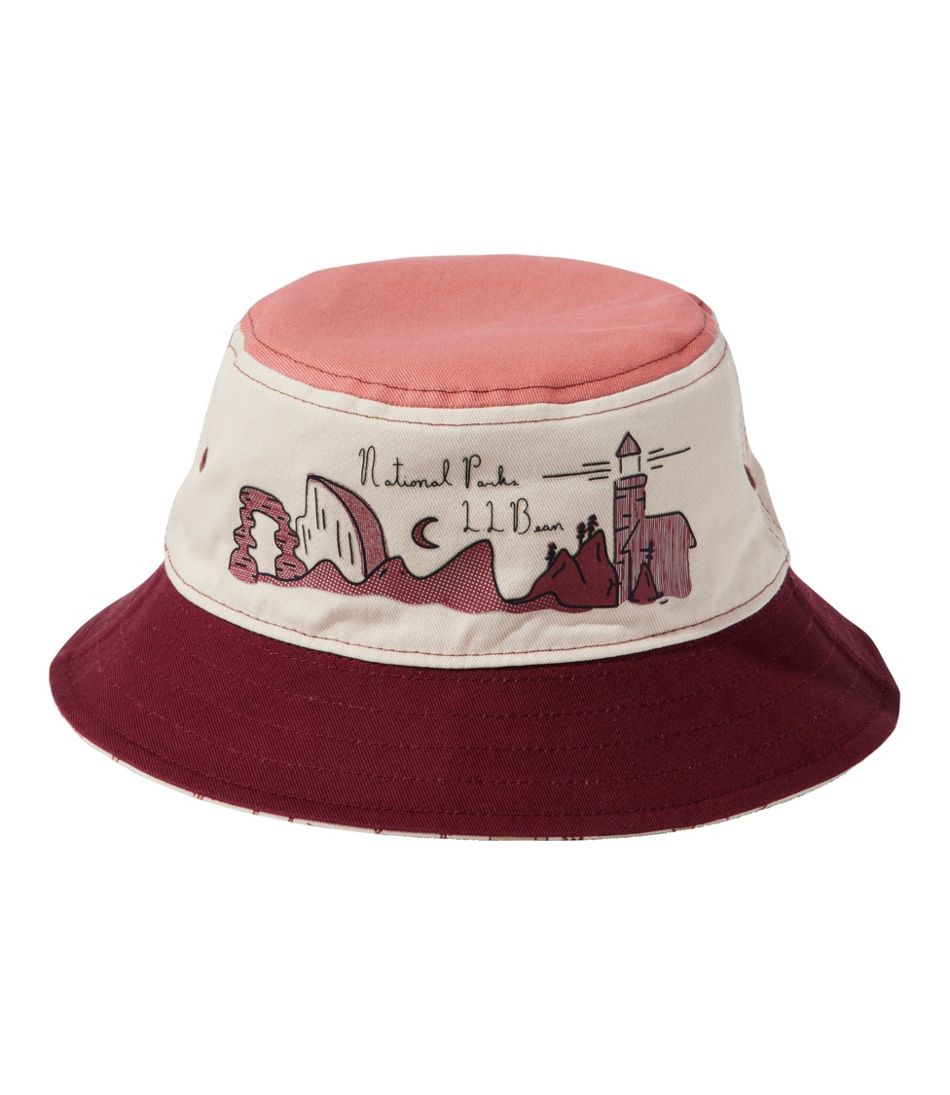 Kids' Bean's Reversible Cotton Bucket Hat | L.L.Bean US