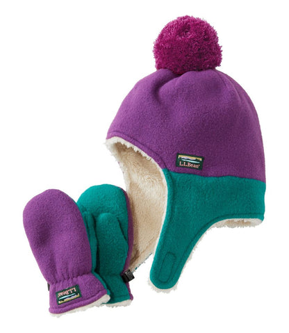 Infants' and Toddlers' Mountain Classic Fleece Hat and Mitten Set | L.L.Bean discount