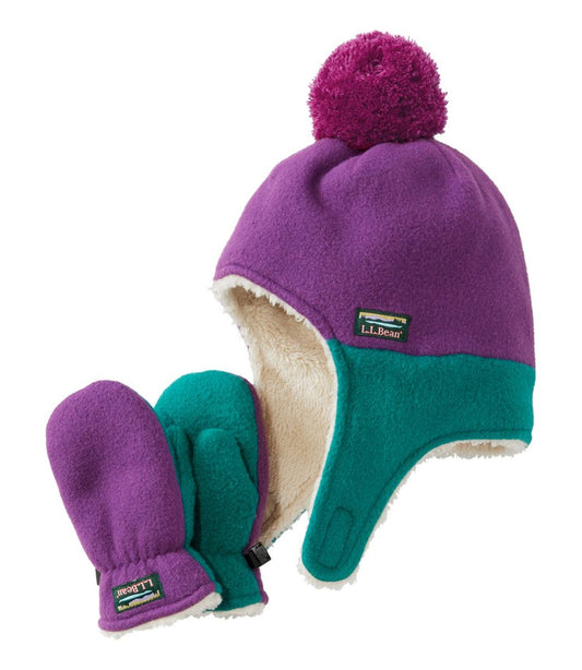 Infants' and Toddlers' Mountain Classic Fleece Hat and Mitten Set | L.L.Bean discount