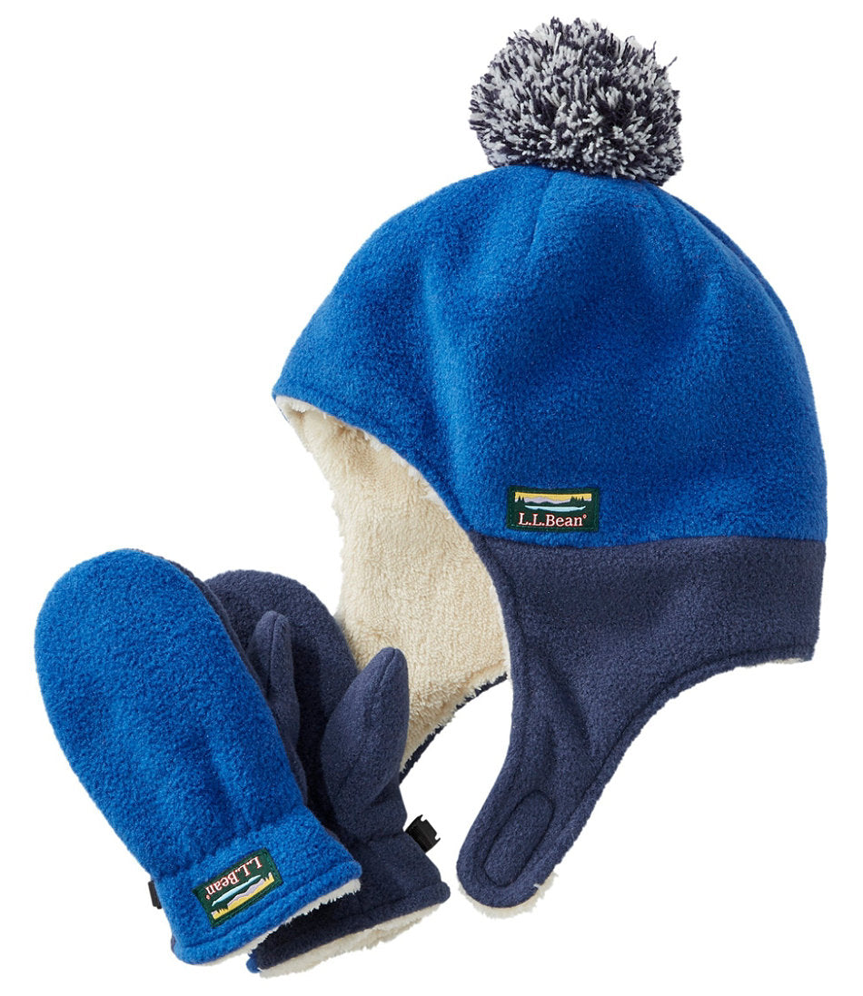 Infants' and Toddlers' Mountain Classic Fleece Hat and Mitten Set | L.L.Bean discount