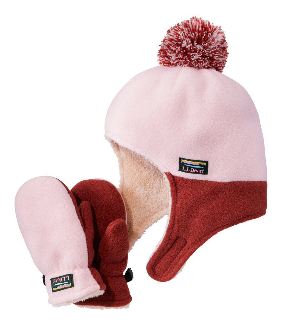 Infants' and Toddlers' Mountain Classic Fleece Hat and Mitten Set | L.L.Bean discount