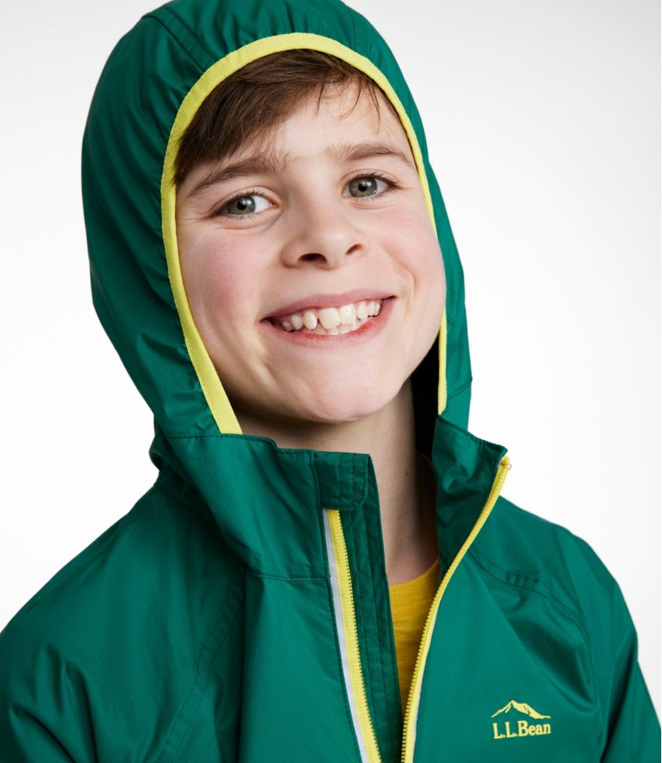 Kids' Wind and Rain Jacket, Reflective Zipper | L.L.Bean online