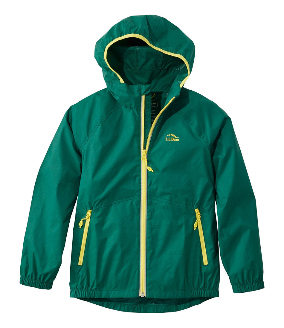 Kids' Wind and Rain Jacket, Reflective Zipper | L.L.Bean online