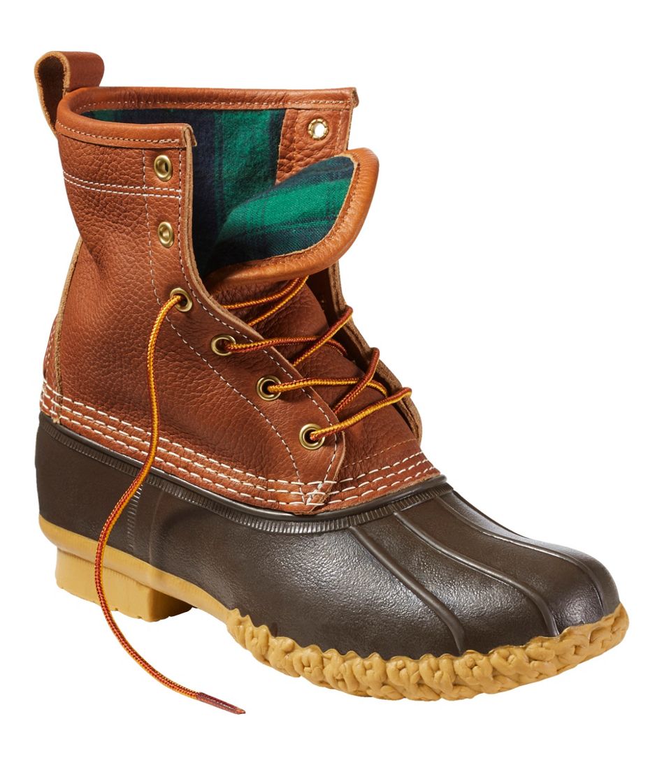 Women's Bean Boots, 8" Flannel-Lined Insulated | L.L.Bean online