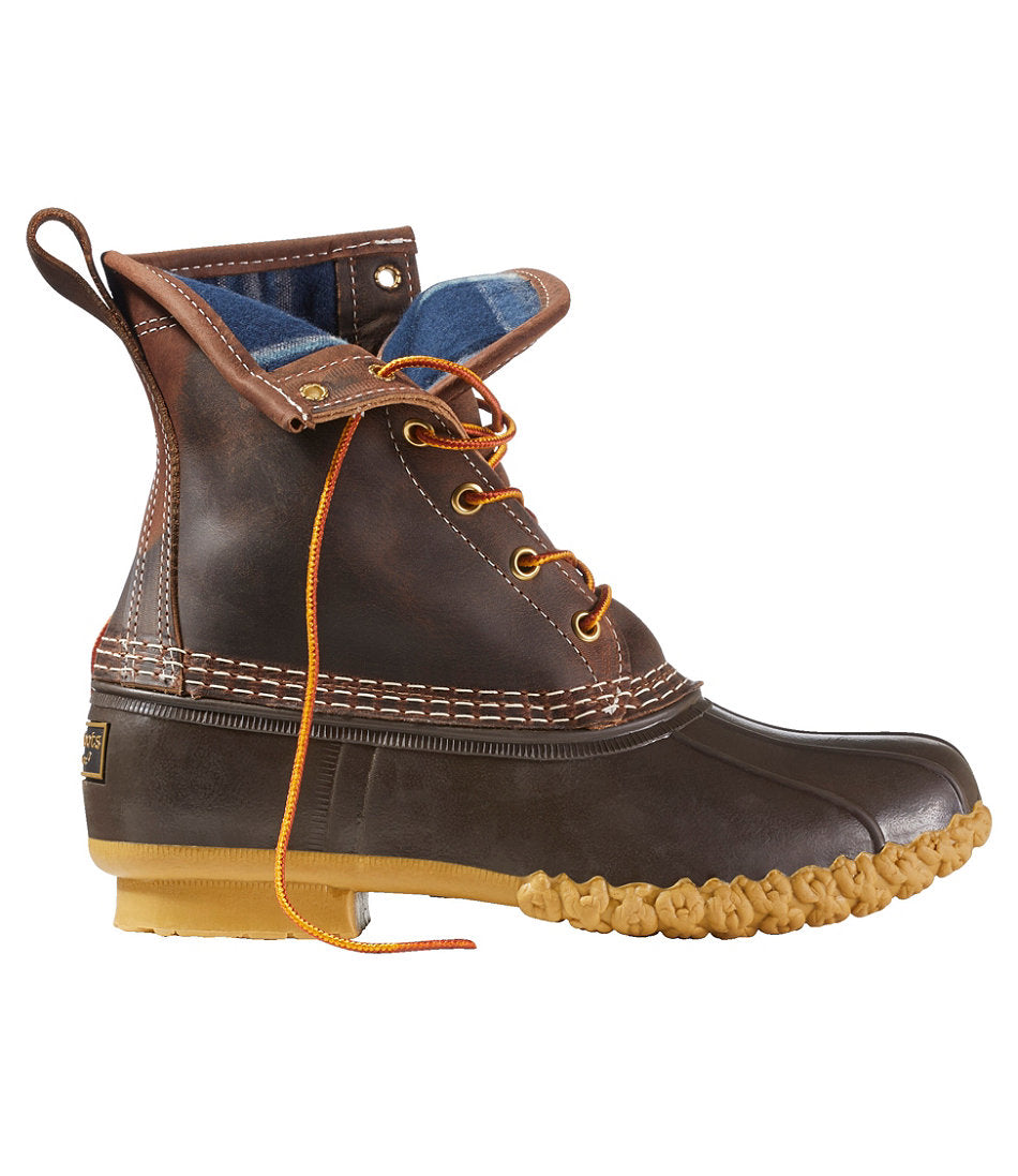 Women's Bean Boots, 8" Flannel-Lined Insulated | L.L.Bean online
