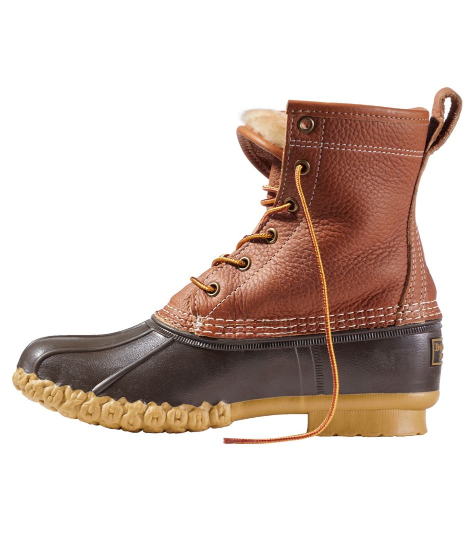 Women's Bean Boots, 8" Shearling-Lined Insulated | L.L.Bean US