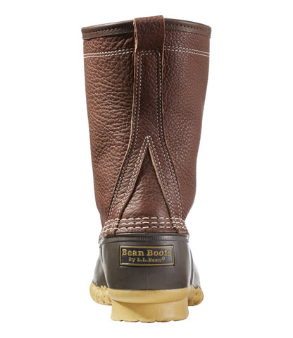 Men's Bean Boots, 10" Shearling-Lined Tumbled Leather | L.L.Bean online