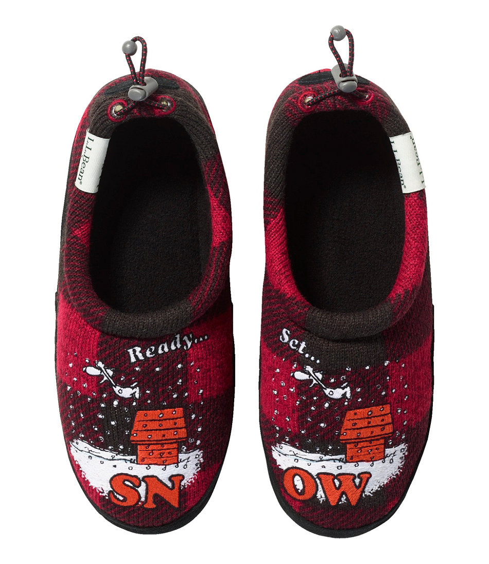 Kids' X Peanuts Sweater Fleece Slippers | L.L.Bean outlet