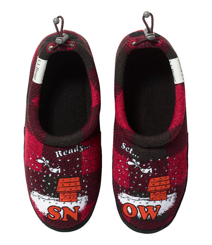 Kids' X Peanuts Sweater Fleece Slippers | L.L.Bean outlet