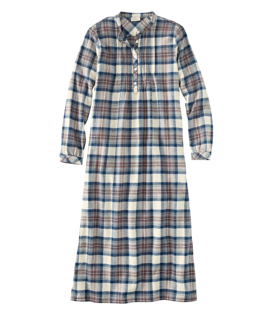 Women's Scotch Plaid Flannel Nightgown | L.L.Bean US