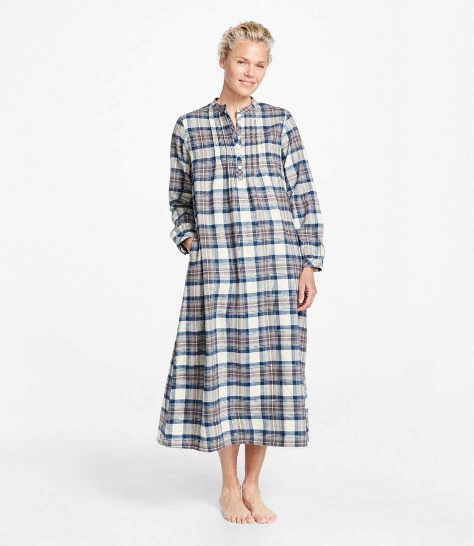Women's Scotch Plaid Flannel Nightgown | L.L.Bean US