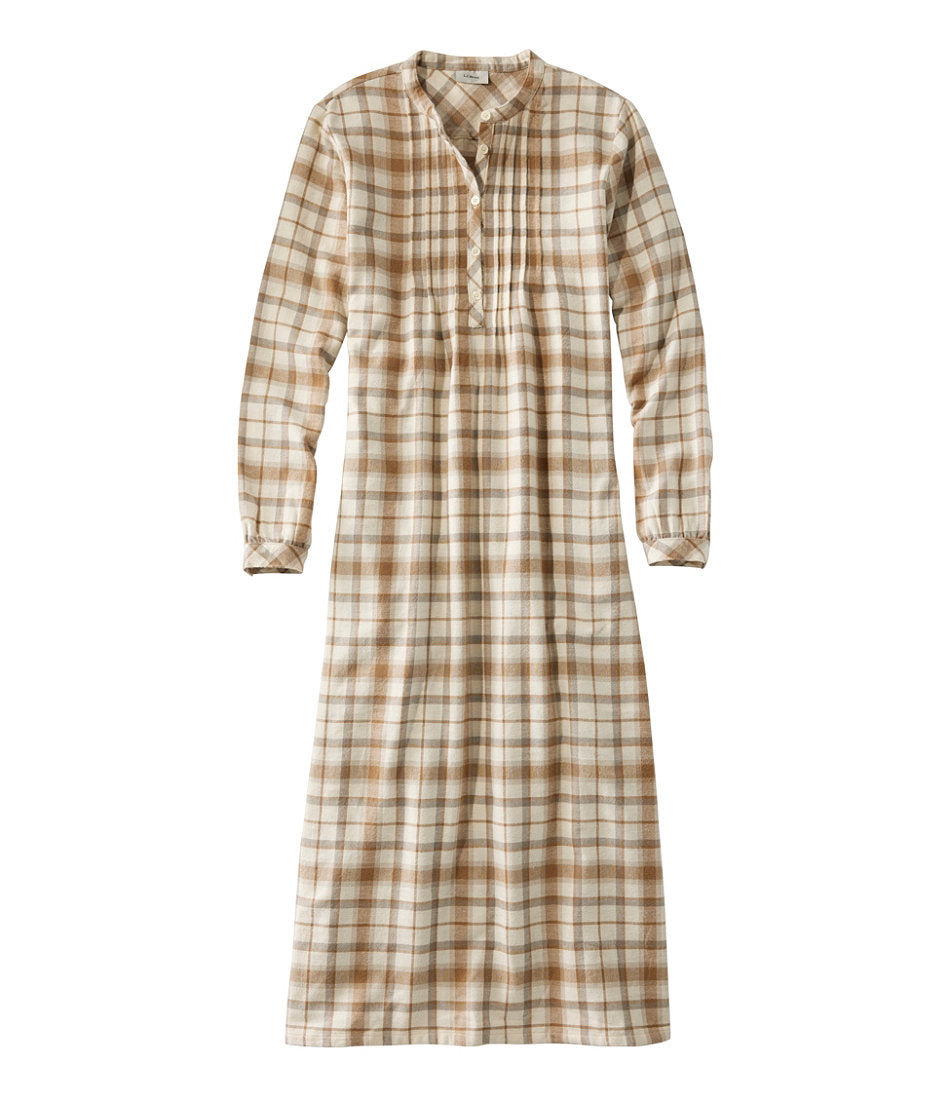 Women's Scotch Plaid Flannel Nightgown | L.L.Bean US