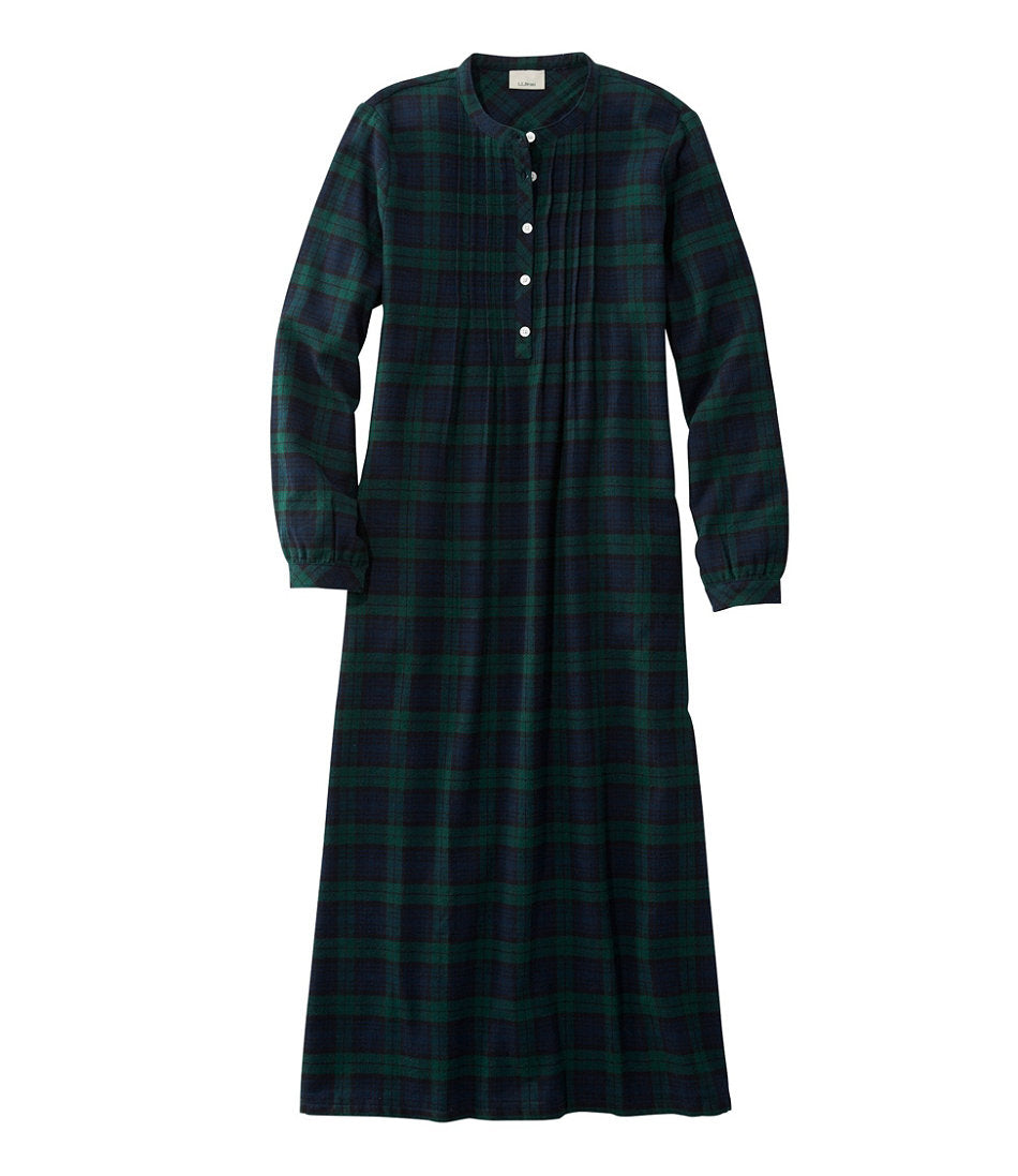 Women's Scotch Plaid Flannel Nightgown | L.L.Bean US