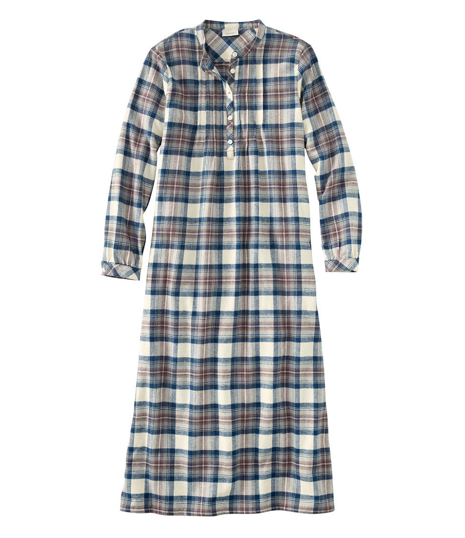 Women's Scotch Plaid Flannel Nightgown | L.L.Bean US