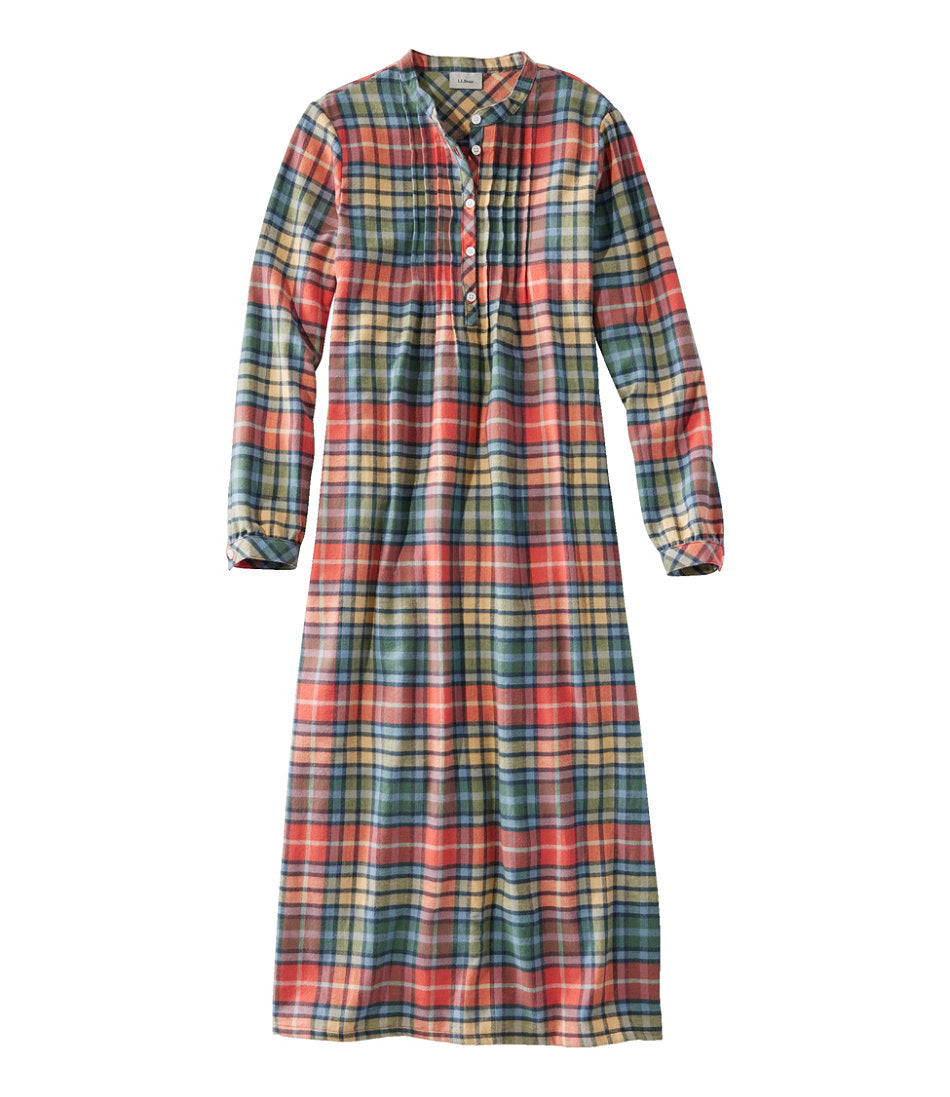 Women's Scotch Plaid Flannel Nightgown | L.L.Bean US