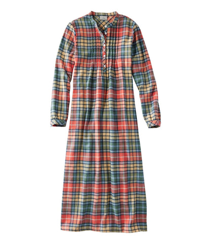 Women's Scotch Plaid Flannel Nightgown | L.L.Bean US
