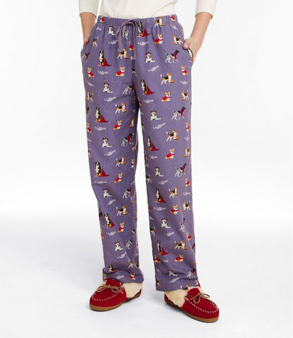 Women's Flannel Sleep Pants, Print | L.L.Bean sale