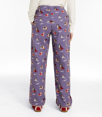 Women's Flannel Sleep Pants, Print | L.L.Bean sale