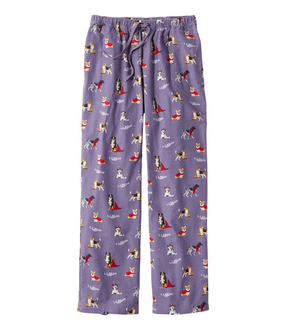 Women's Flannel Sleep Pants, Print | L.L.Bean sale