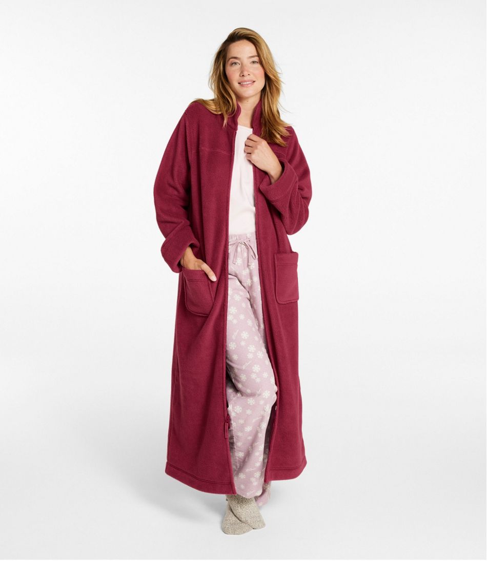 Women's Winter Fleece Robe, Zip-Front | L.L.Bean online