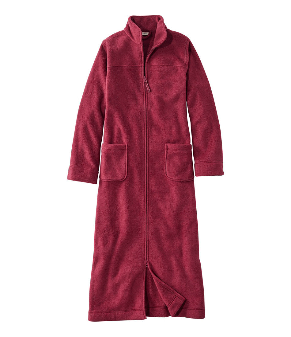 Women's Winter Fleece Robe, Zip-Front | L.L.Bean online