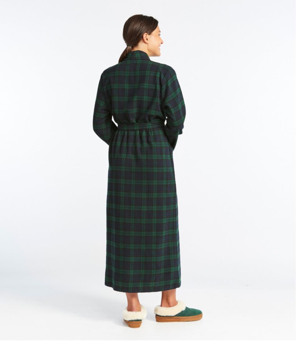 Women's Scotch Plaid Flannel Robe | L.L.Bean US