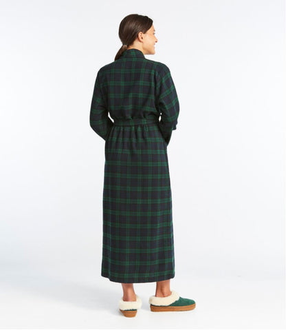 Women's Scotch Plaid Flannel Robe | L.L.Bean US