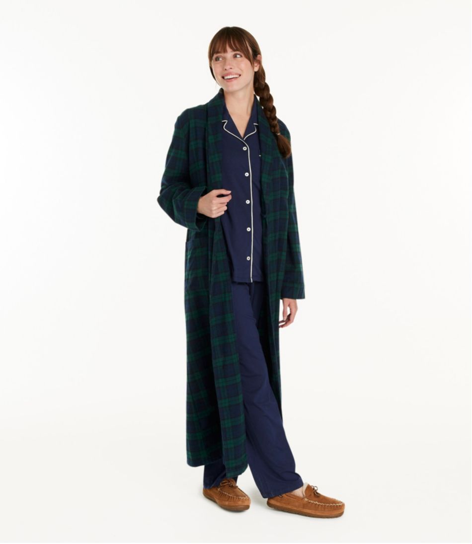 Women's Scotch Plaid Flannel Robe | L.L.Bean US
