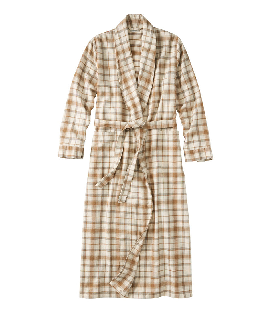 Women's Scotch Plaid Flannel Robe | L.L.Bean US