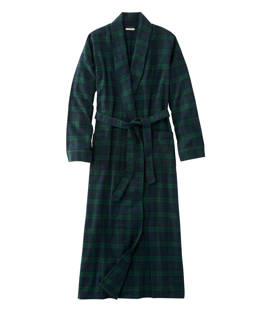 Women's Scotch Plaid Flannel Robe | L.L.Bean US