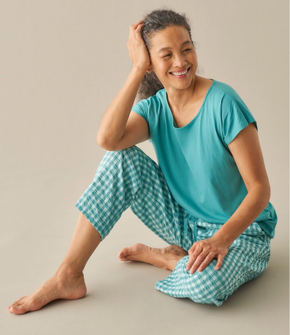 Women's Bean's Seacoast Seersucker Pajama Pant Set | L.L.Bean discount