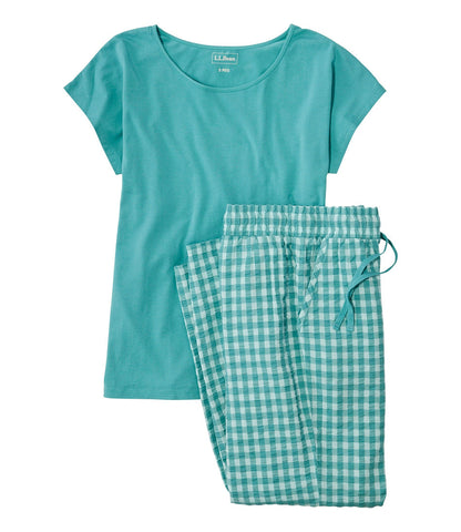 Women's Bean's Seacoast Seersucker Pajama Pant Set | L.L.Bean discount