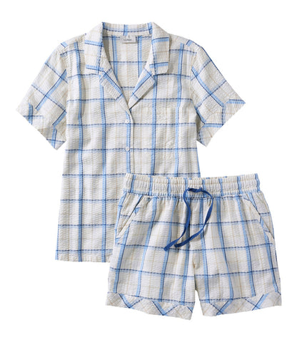 Women's Bean's Seacoast Seersucker Short Set | L.L.Bean sale