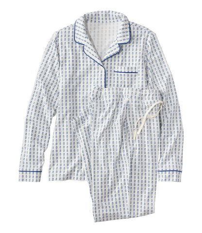 Women's Super-Soft Shrink-Free Pajama Set, Button-Front | L.L.Bean on sale