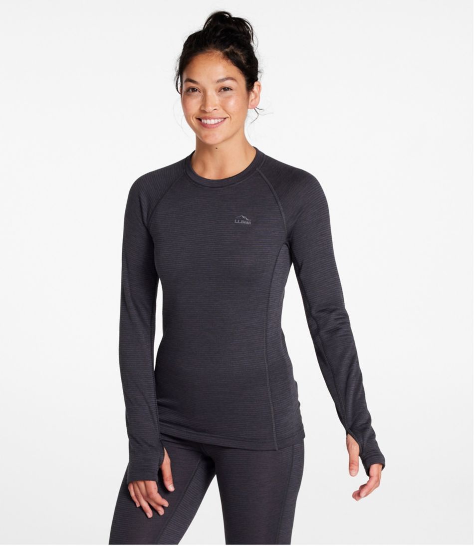 Women's Midweight Base Layer Crew Top | L.L.Bean online