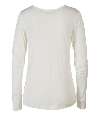 Women's Silk Pointelle, Long-Sleeve Scoopneck | L.L.Bean sale