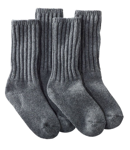Adults' Merino Wool Ragg Socks, 10" 2-Pack | L.L.Bean US