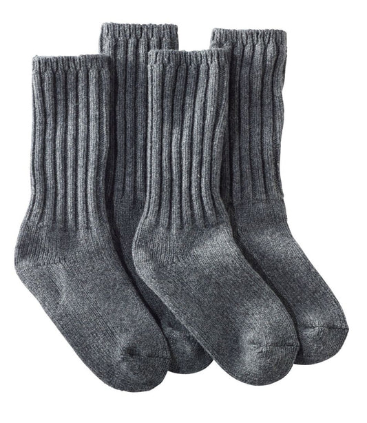 Adults' Merino Wool Ragg Socks, 10" 2-Pack | L.L.Bean US