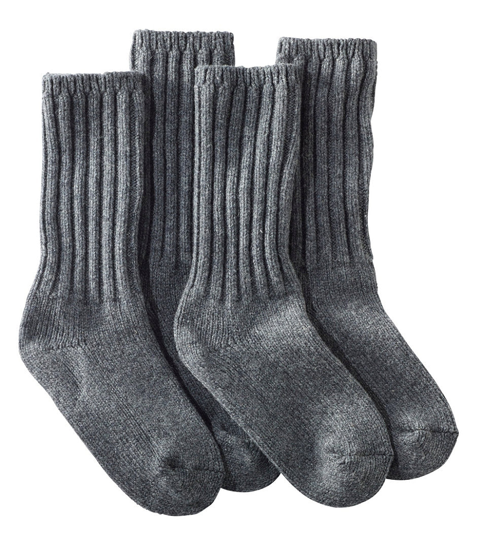 Adults' Merino Wool Ragg Socks, 10" 2-Pack | L.L.Bean US