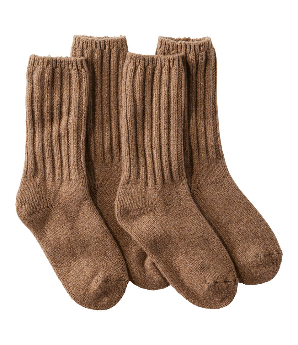 Adults' Merino Wool Ragg Socks, 10" 2-Pack | L.L.Bean US