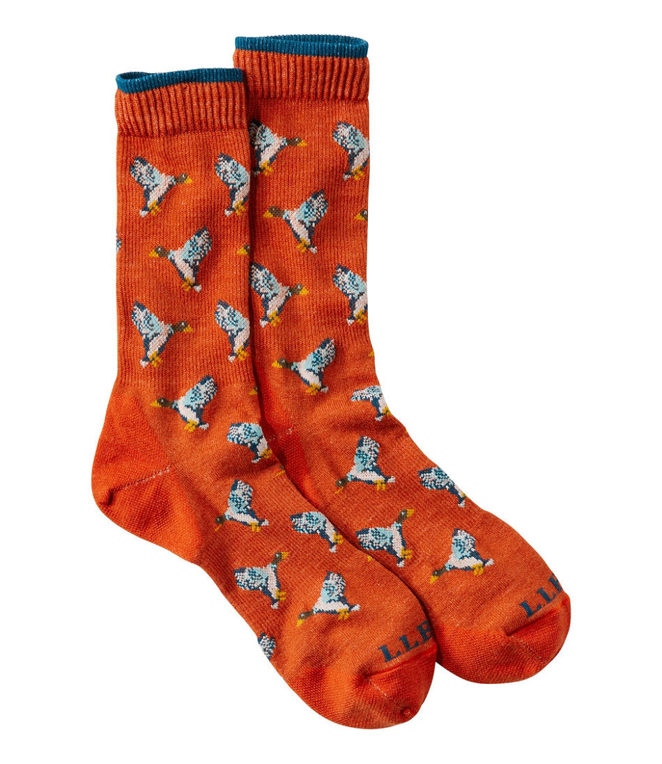 Adults' Maine Motif Socks | L.L.Bean outlet
