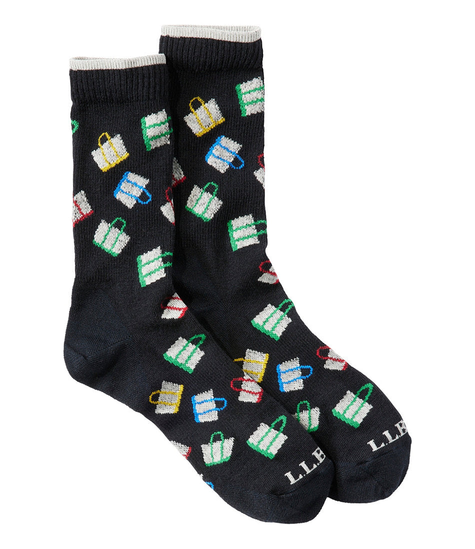 Adults' Maine Motif Socks | L.L.Bean outlet