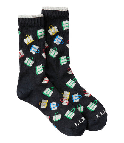Adults' Maine Motif Socks | L.L.Bean outlet