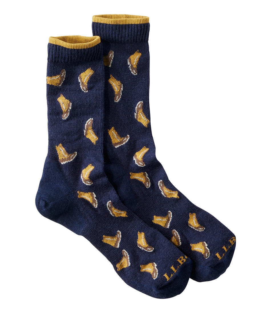 Adults' Maine Motif Socks | L.L.Bean outlet