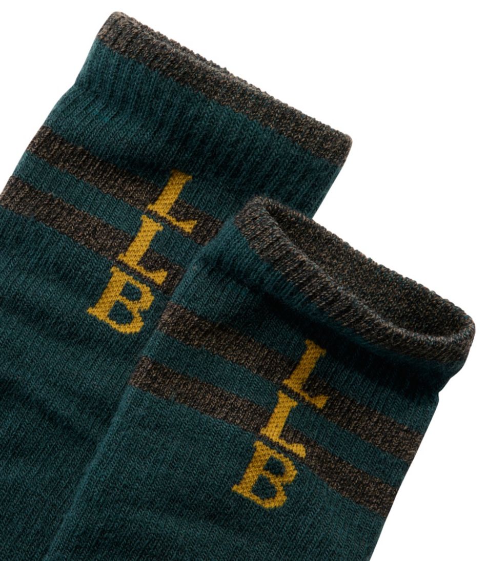 Adults' Katahdin Over the Calf Hiker Socks, Mountain Stripe | L.L.Bean online